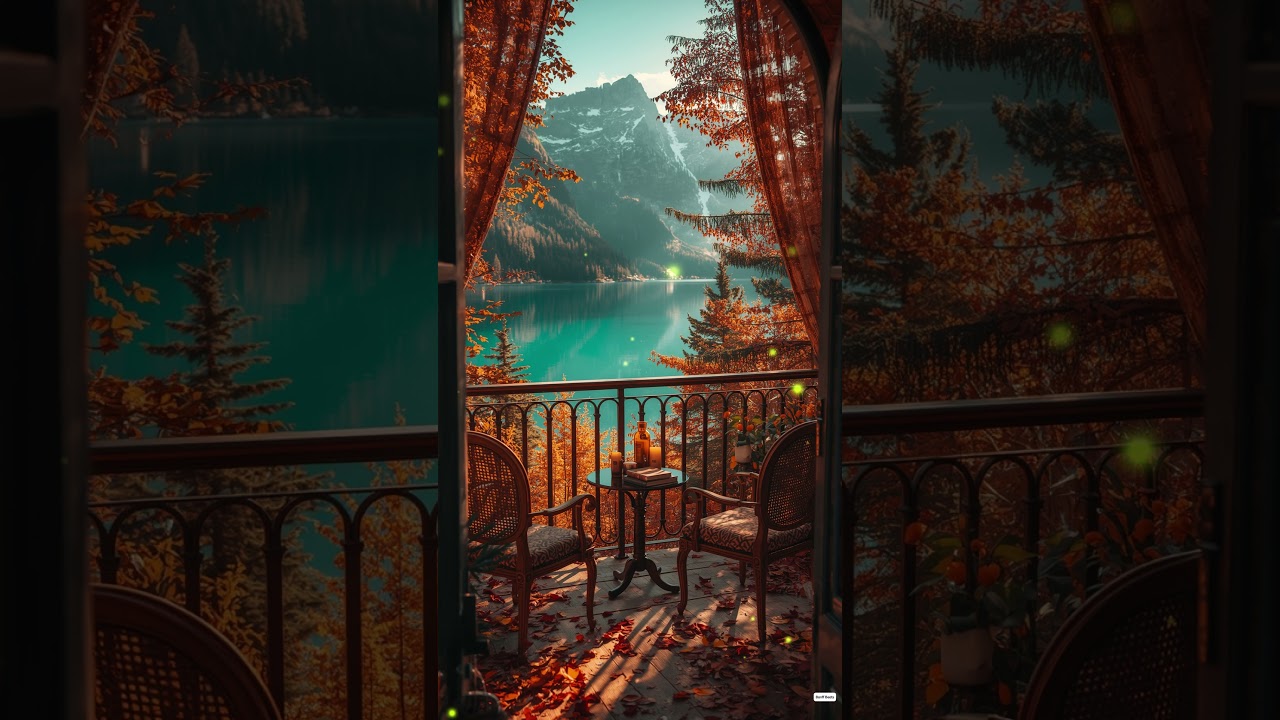 Autumn Serenity 🍁 | Lofi Chill Beats with Canadian Mountain Views #lofi #music #beats