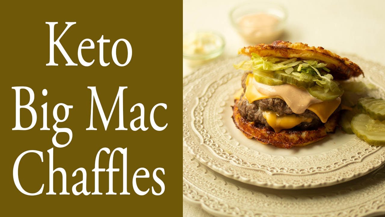 Keto Big Mac Chaffles