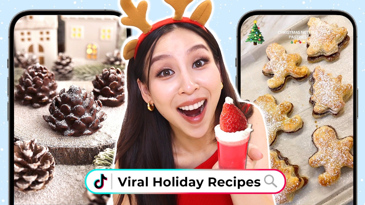 I Tried Viral Holiday Recipes🎄 *easy & delicious*