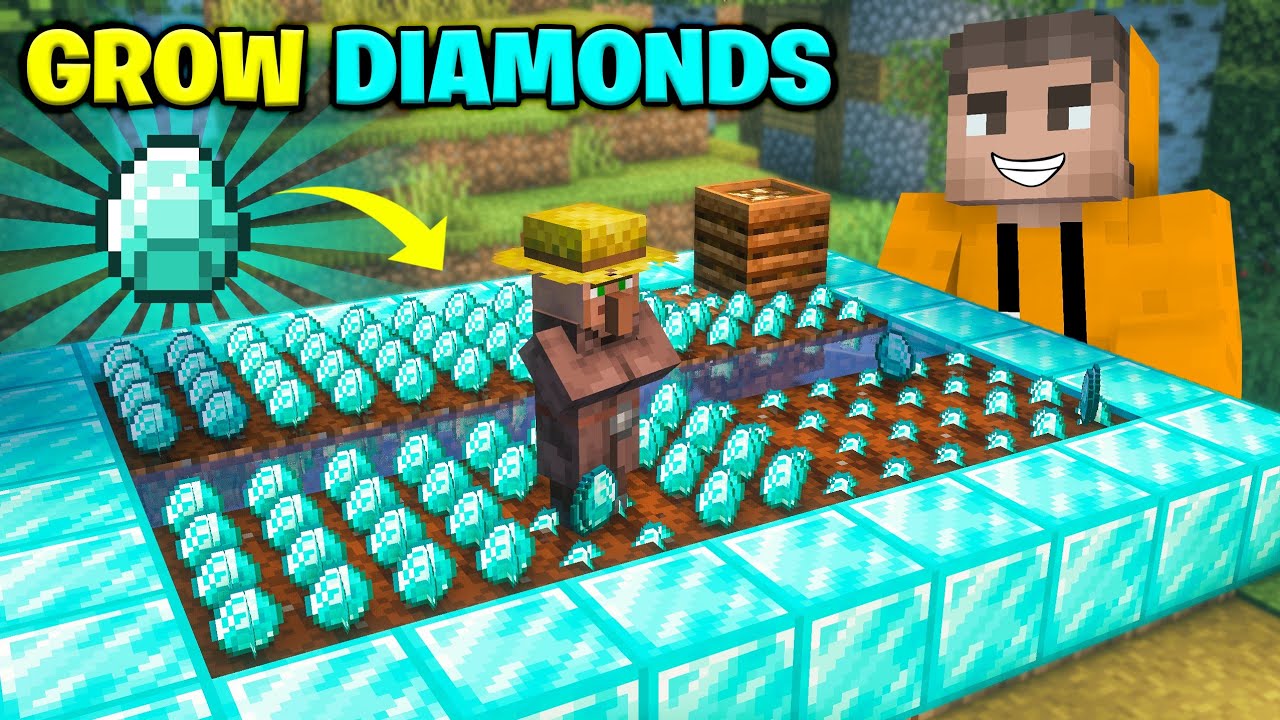 Minecraft, But I Can Grow Diamonds | Minecraft Mods | In Telugu | THE COSMIC BOY