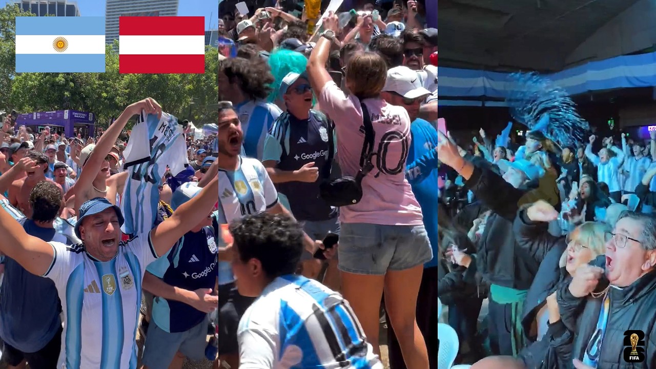 Crazy Argentina Fan Reactions To Lionel Messi's Brace Against Austria At World Cup 2026🔥