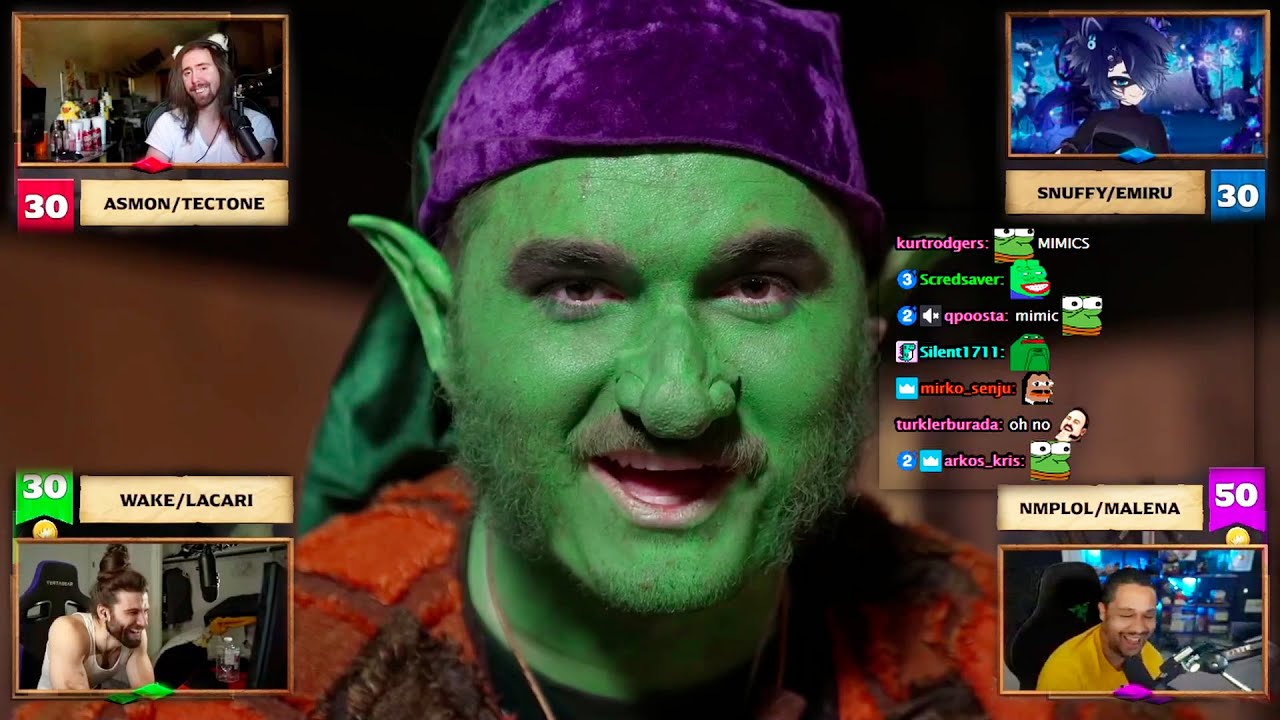 Jschlatt GOBLIN издевается над Снаффи/Эмиру и теряет рассудок — OTK Loot Goblins Сезон 2