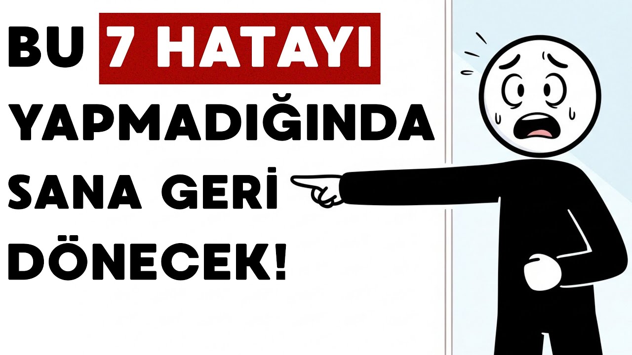 Bu 7 Hatayı Yapmadığında Sana Geri Dönecek! (Eski Sevgili Geri Kazanma)