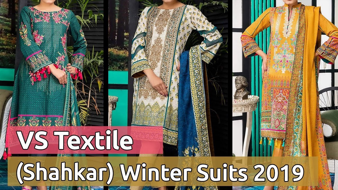 Latest Stylish VS TEXTILE (KHADDAR) Winter Collection 2019 | Pakistani Unstitched Winter Suits