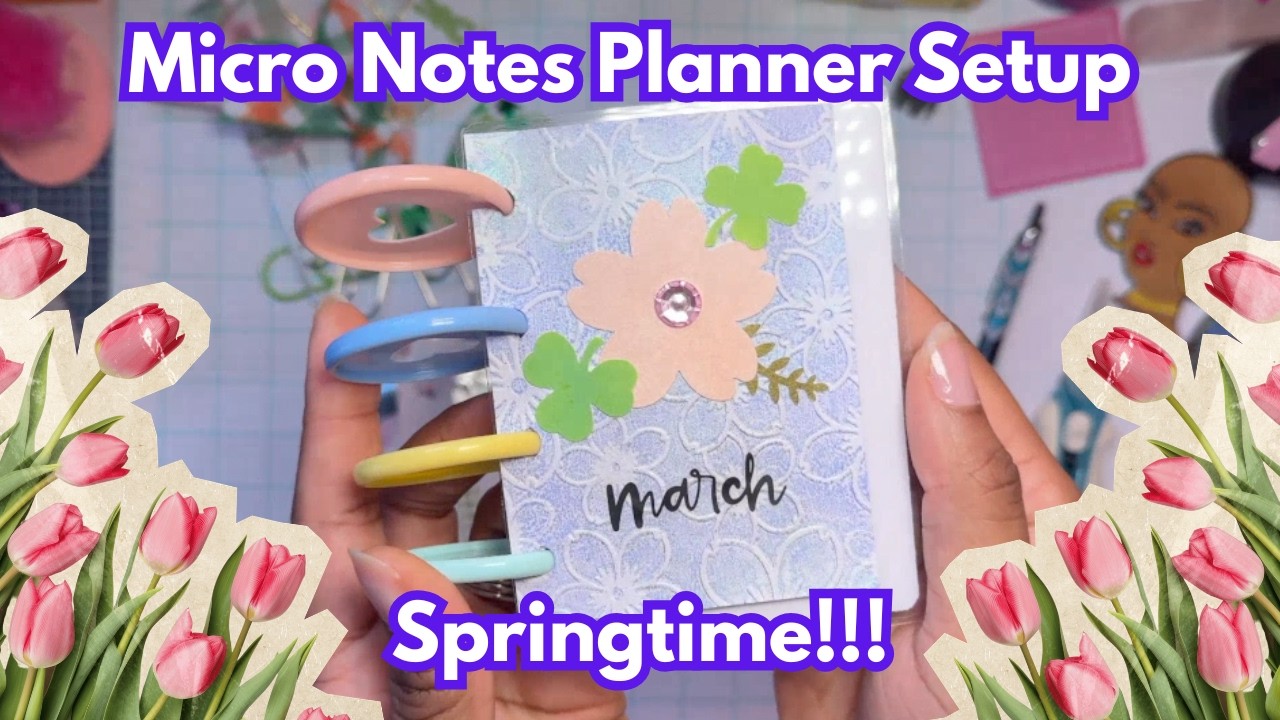 Micro Happy Notes Decorative Setup | Getting ready for Spring Season!