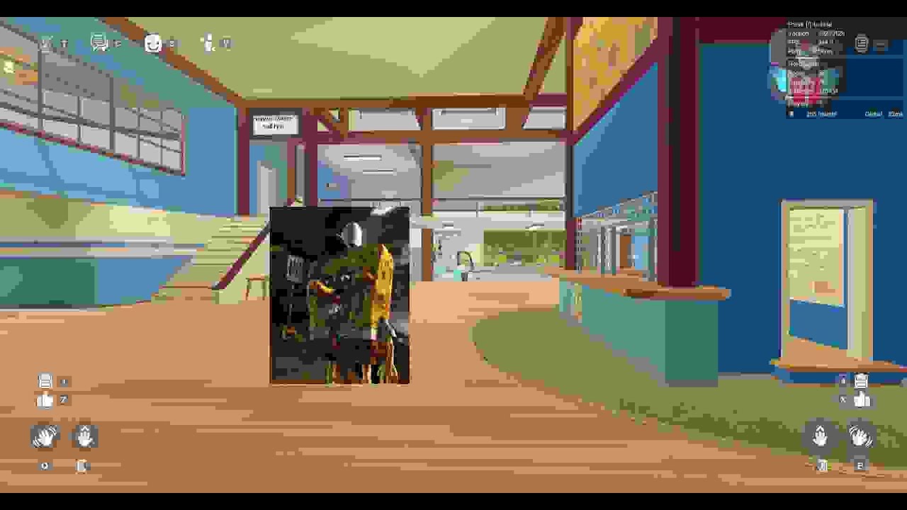 scary Spongebob found in Radium rec Center