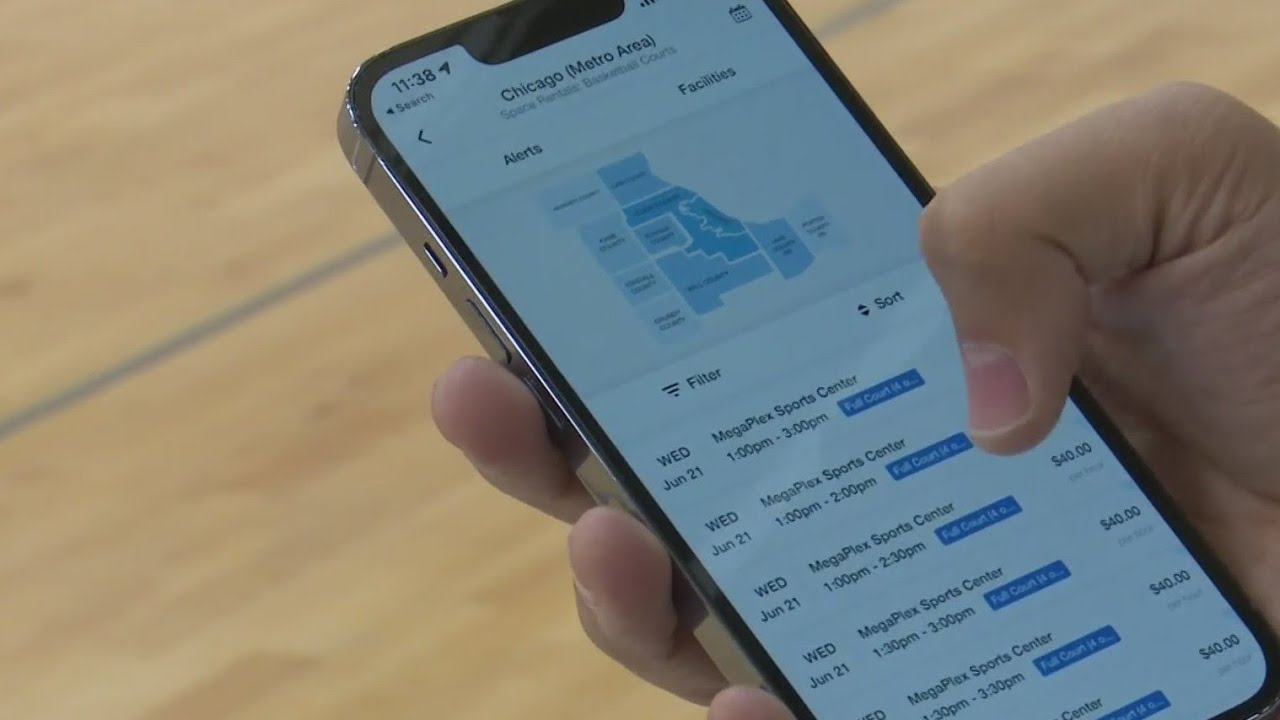 New app scores athletes places to play sports