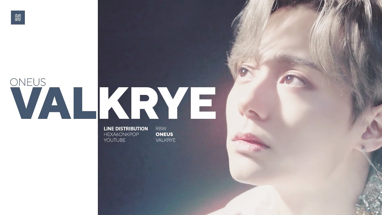 ONEUS - Valkyrie Line Distribution (Color Coded) | 원어스 - 발키리