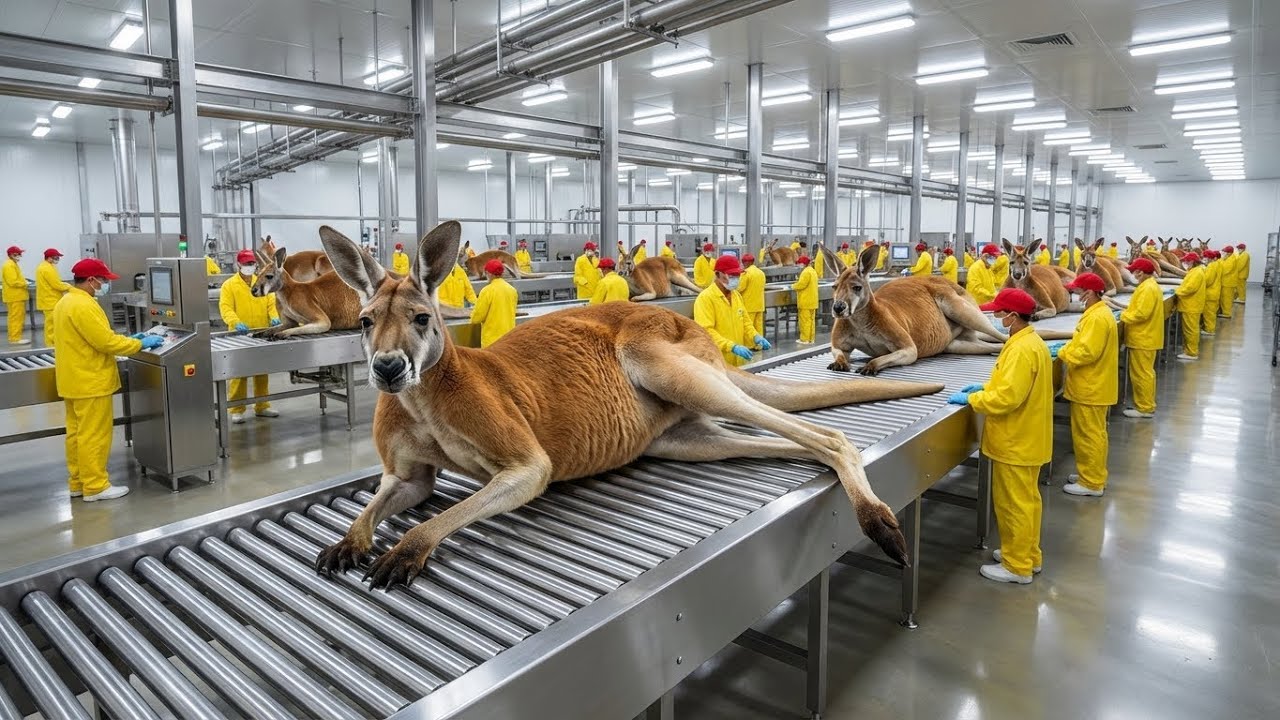 Inside the Kangaroo Leather Factory: From Outback to Jumping Shoes (Full Process)