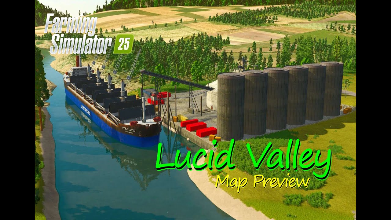 Lucid Valley Map Mod preview: Massive, Beautiful, and Alive  | Map Tour | Farming Simulator 25