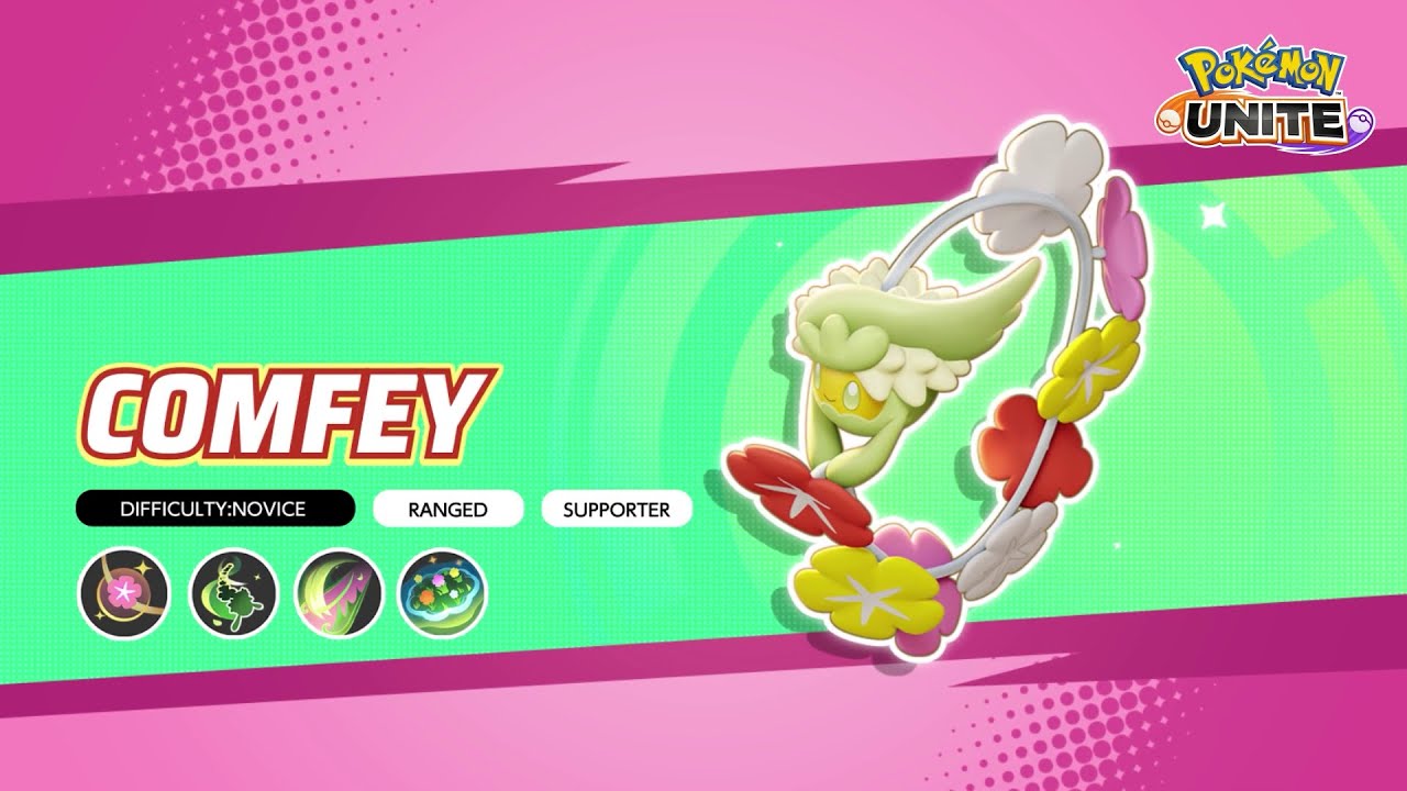 Comfey Moves Overview | Pok&eacute;mon UNITE
