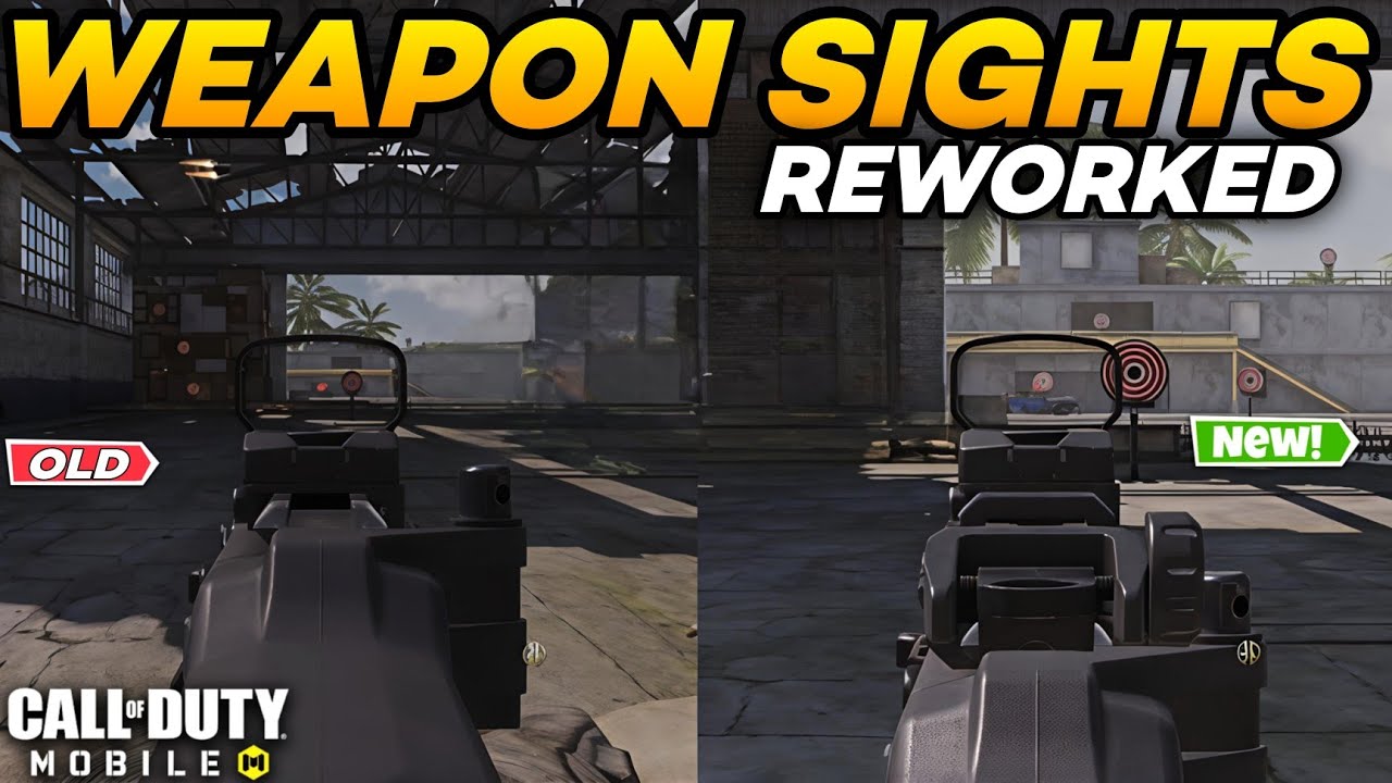 CODM Test Server New Weapon Sights & Material Optimization Explained