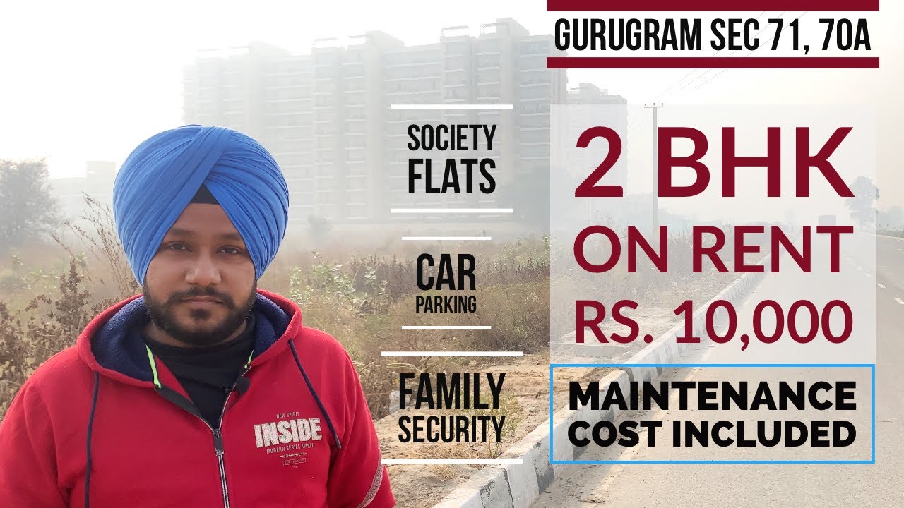 Flats for rent in Gurugram under ₹10,000 only. Two room, One room Apartments, society flats -Gurgaon