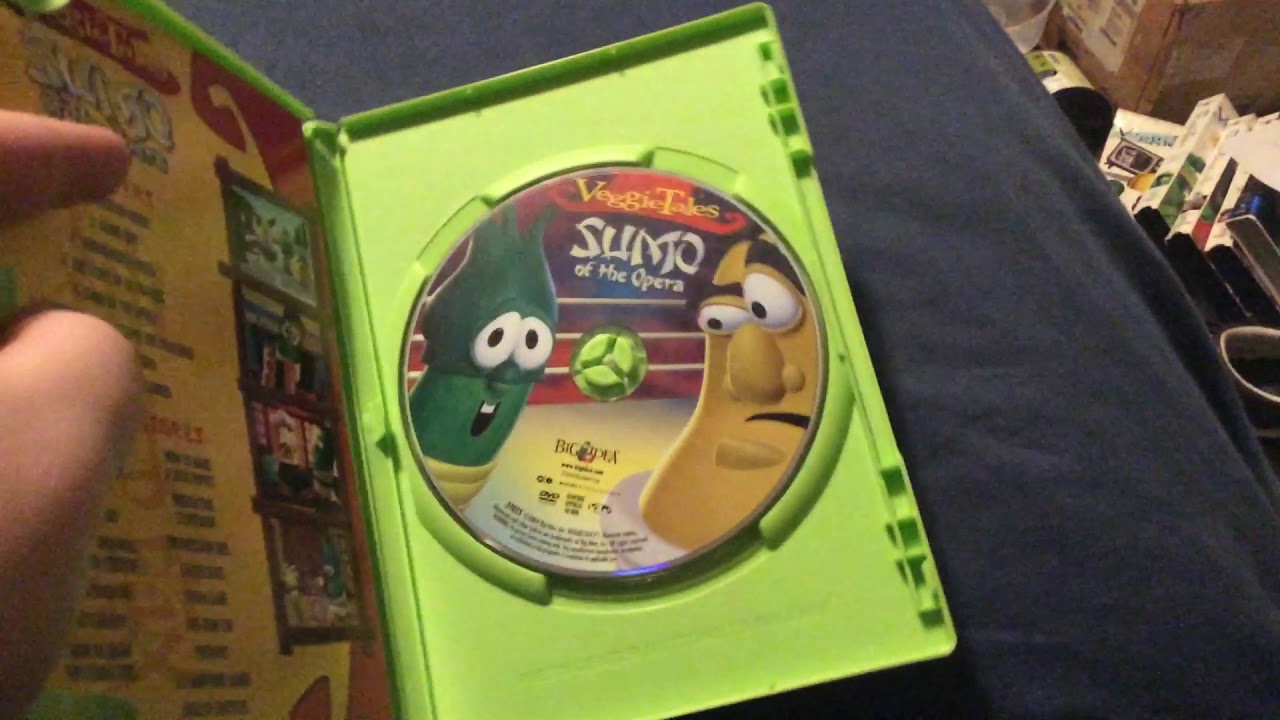 VeggieTales DVD lot unboxing