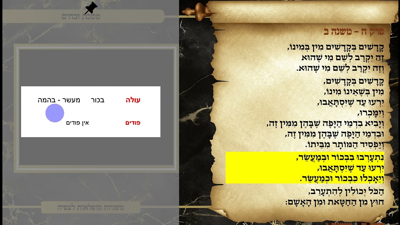 משניות זבחים פרק ח משנה ב