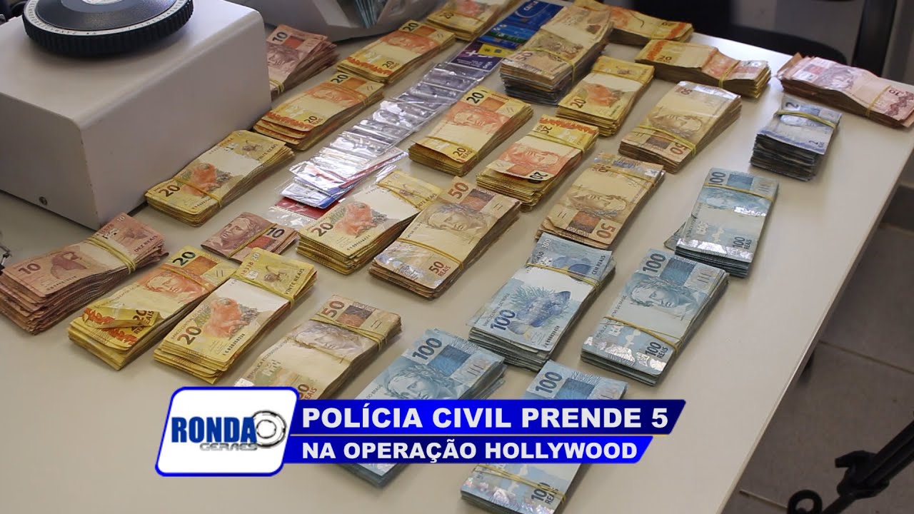 ''Ronda Geraes'': Polícia Civil deflagra Operação Hollywood em Montes Claros com 5 pessoas presas