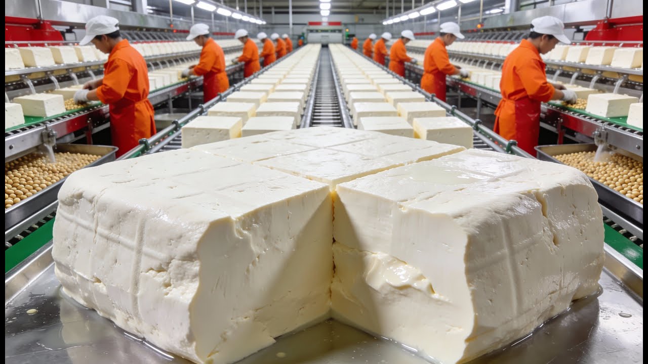 Inside the Artisan Tofu Factory &ndash; How Pure Soy Becomes Delicate Textures | Full Process