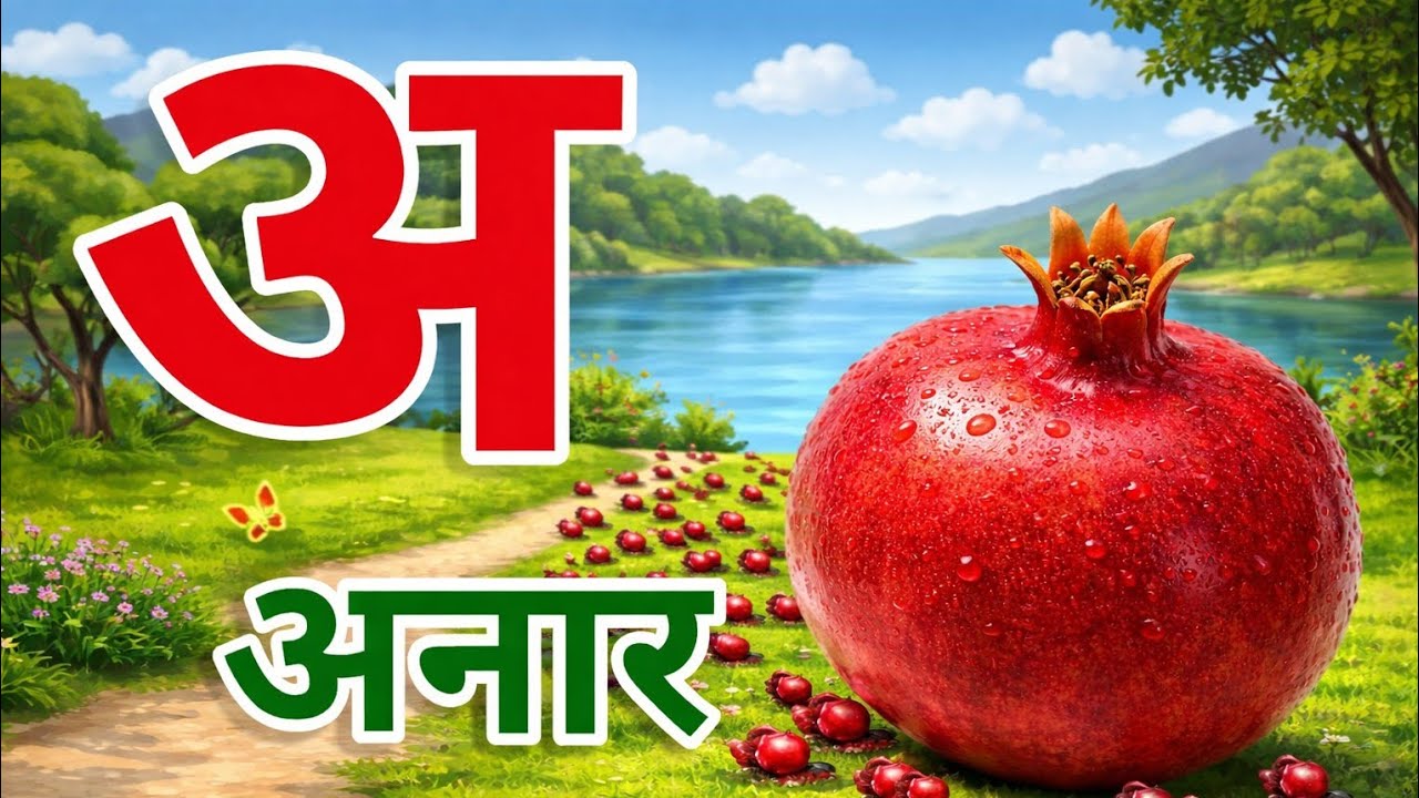 हिंदी स्वर | अ से अः तक सभी स्वर   हिंदी स्वर सीखें | बच्चों के लिए पूरा वीडियो   Hindi Alphabet –