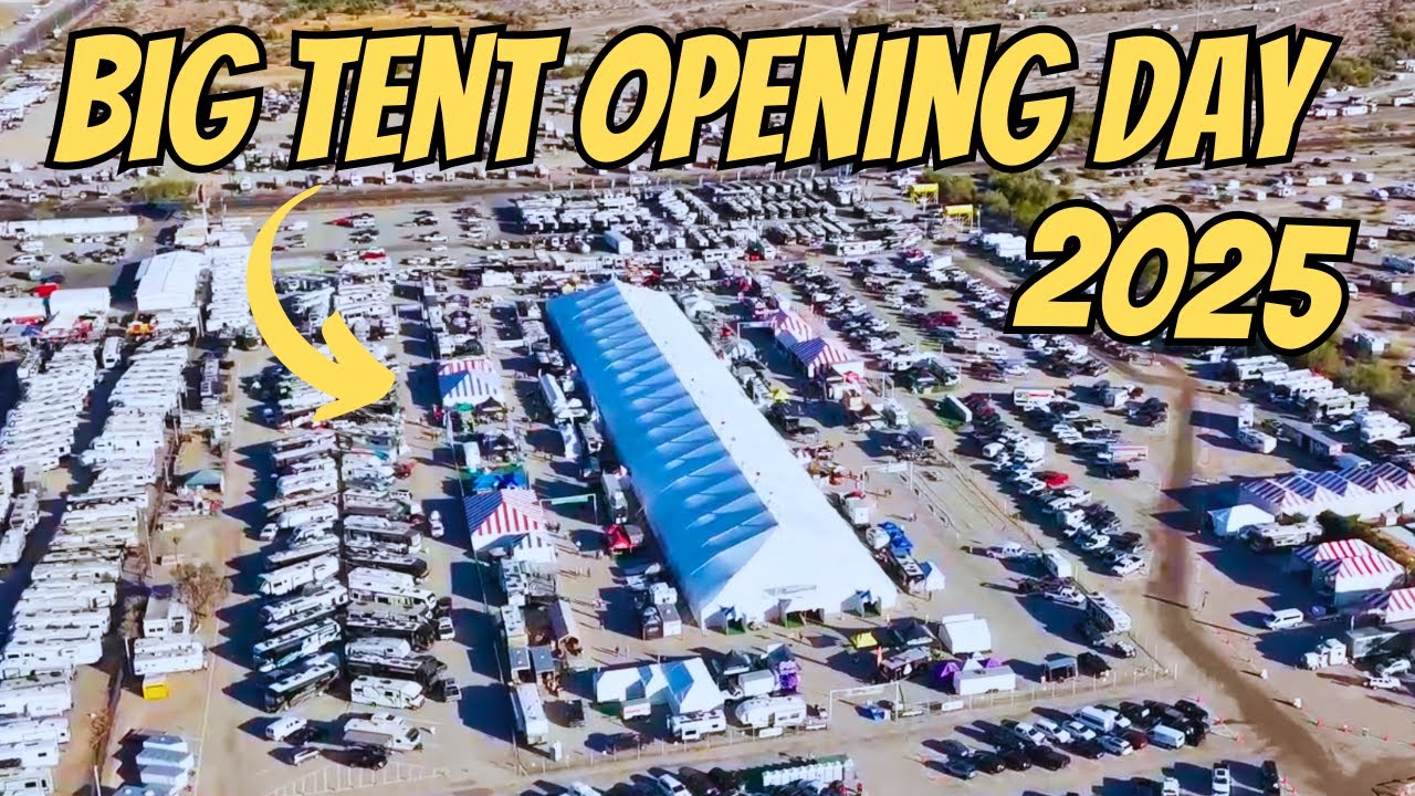 2025 BIG TENT Opening Day !! Woohoo