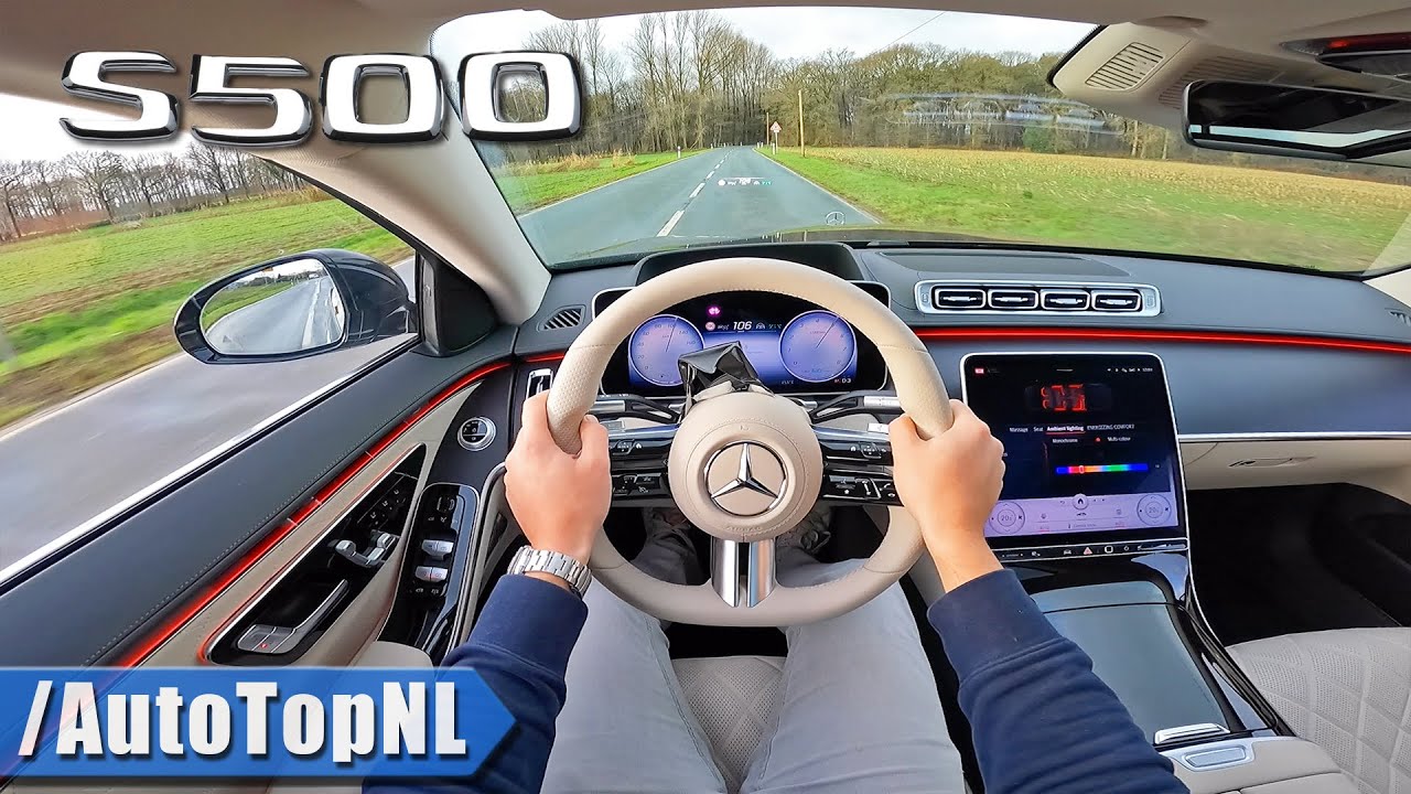 2021 Mercedes Benz S Class S500 W223 POV Test Drive by AutoTopNL