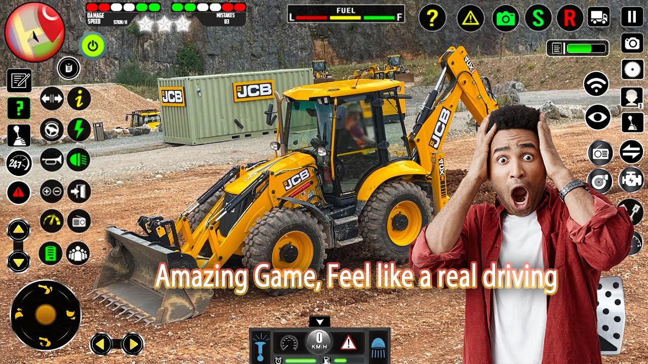 Real JCB Game 3D Construction : Railway Bridge JCB Games 3D
