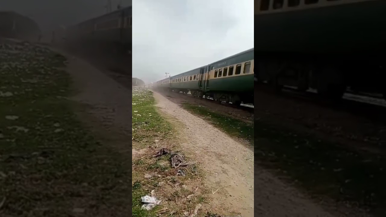 Crossing Train Hazara Express 11up & Stay Chanab Express 135up |#shorts |#railway |#train |#viral