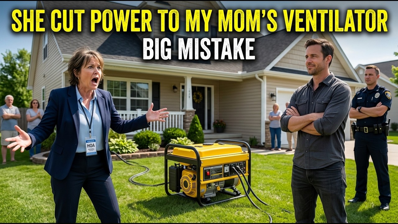 My Mother Was on a Ventilator — HOA Karen Cut the Power Anyway and Destroyed Her Own Life#hoakaren