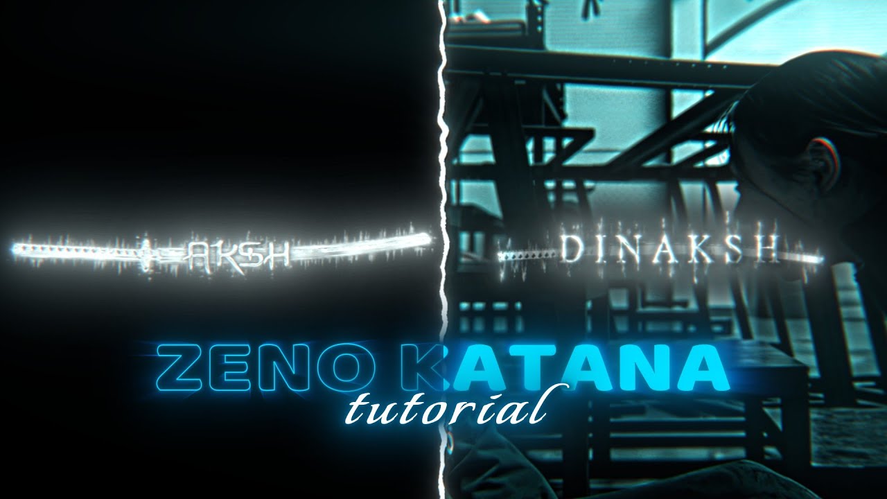 Finally! i Recreated Zeno Iconic Katana Watermark | After Effects Tutorial