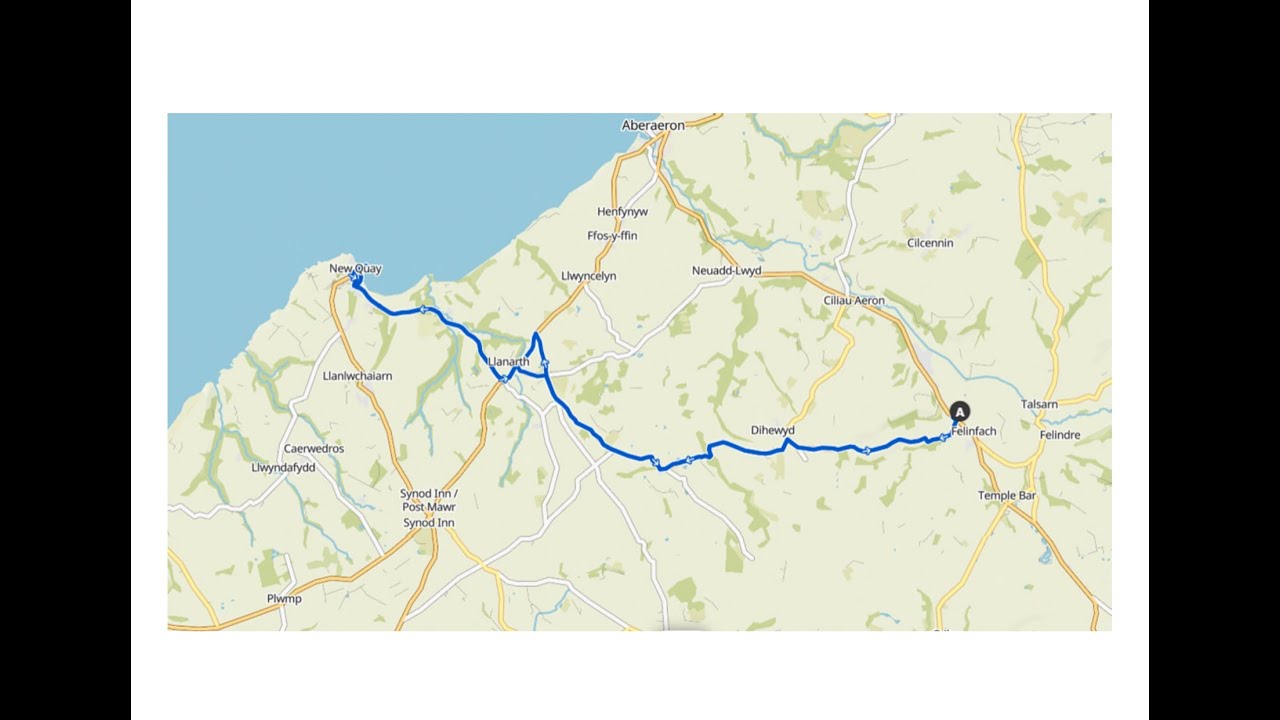 Summer ride to New Quay