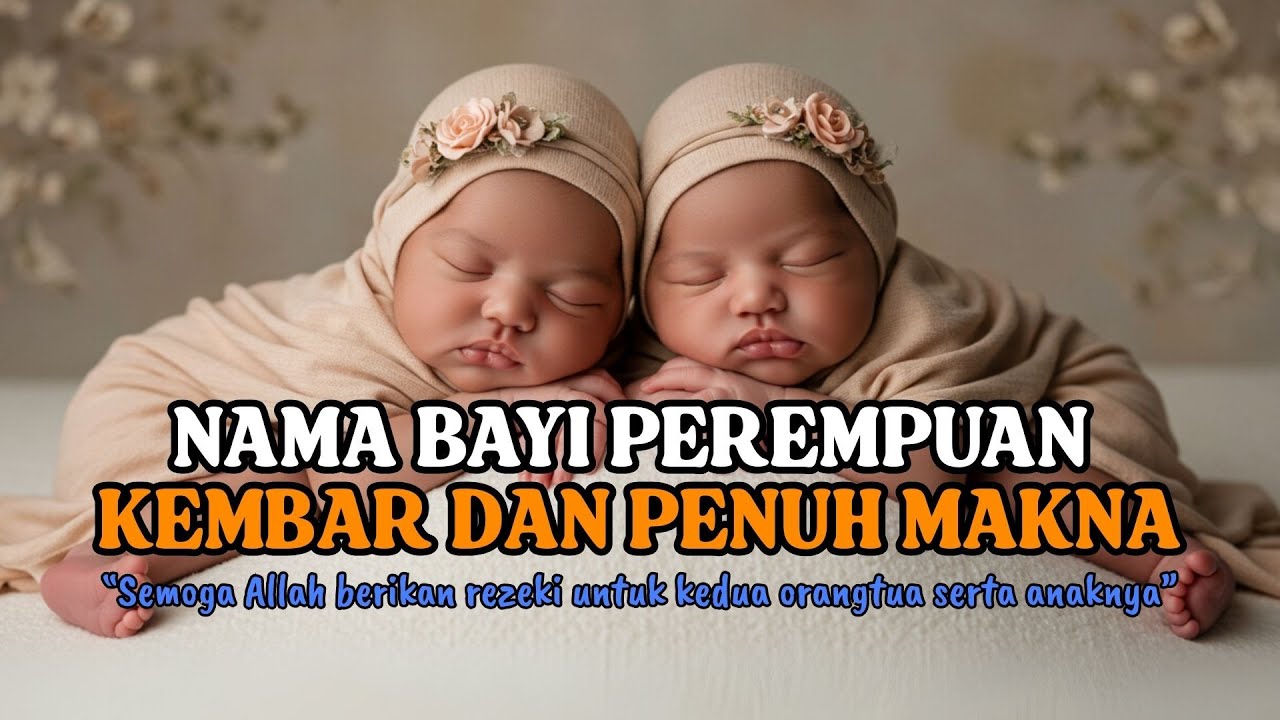 20 Inspirasi Nama Bayi Kembar Perempuan Islami yang Cantik & Bermakna