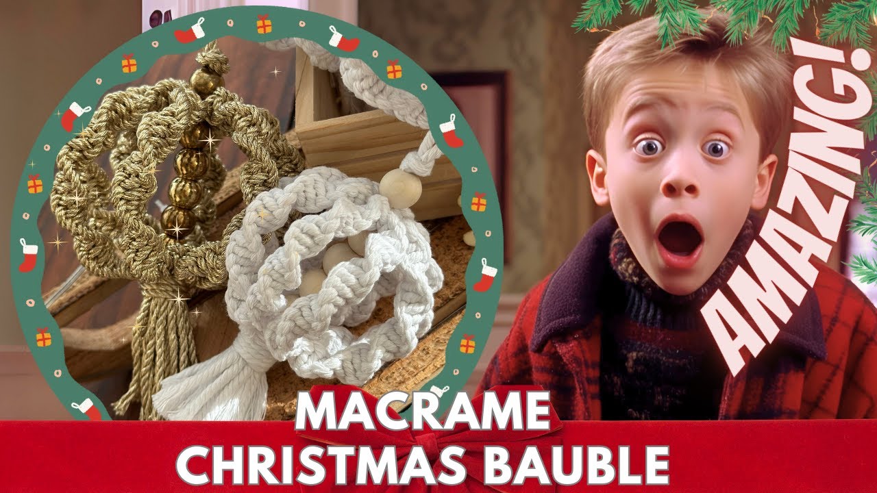 Macrame Christmas Bauble