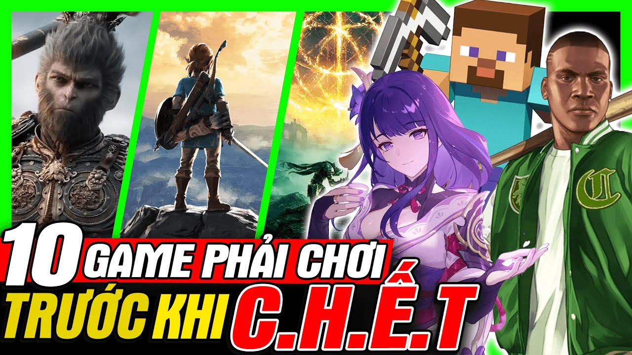 Top 10 Game Hay Nhất PHẢI CHƠI Trước Khi C.H.Ế.T - Kh&ocirc;ng Chơi Ph&iacute; Cả Đời | meGAME