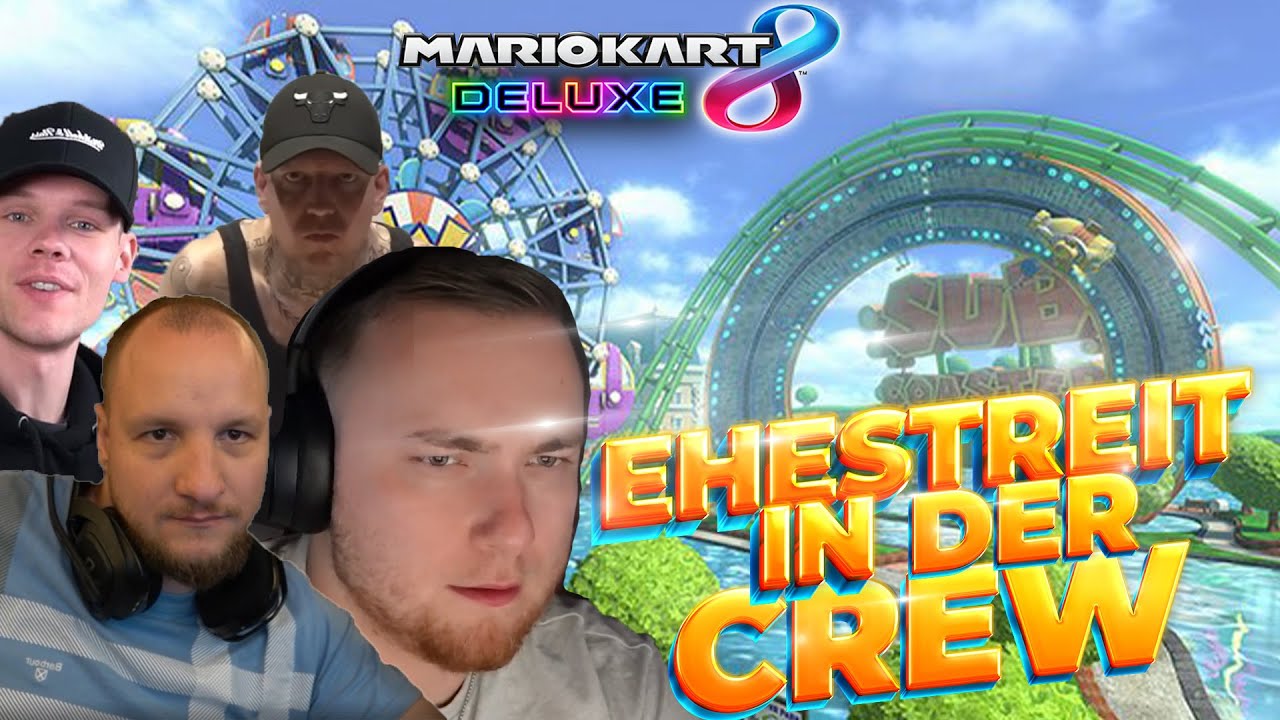 EHESTREIT MIT MONTE !? 😱🤯| MARIO KART 8 mit der Crew | #mariokart #crew #17 | TanktDieKarts