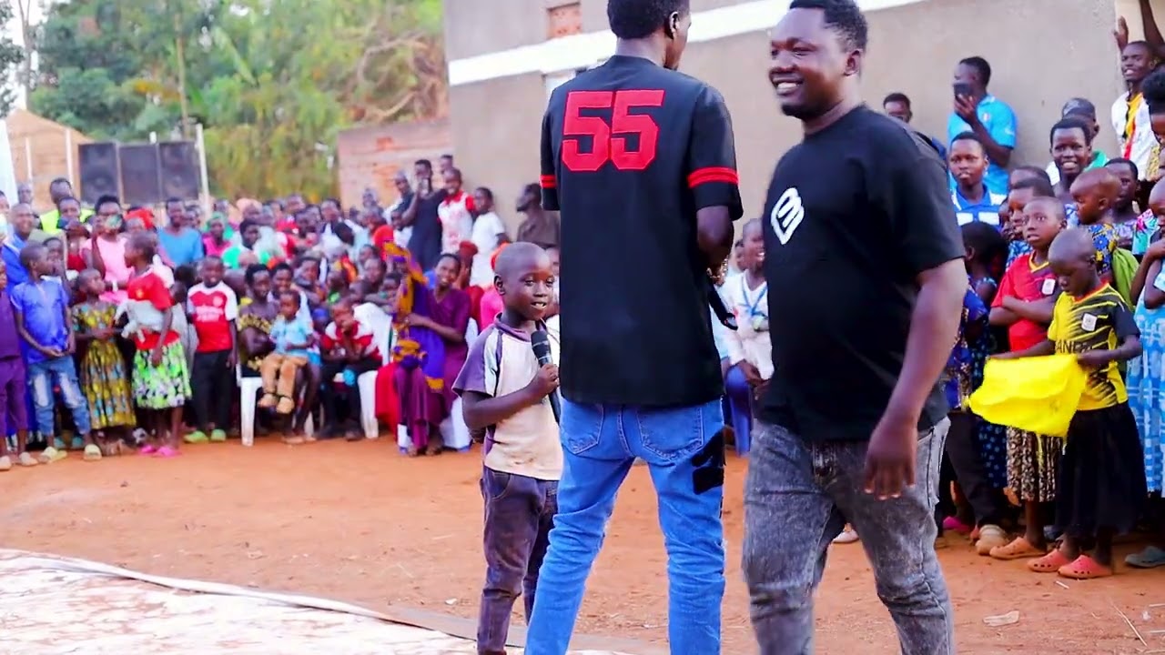Gyes-Slence Igwe performing at Andrew's introduction ceremony @ Amwa bung village...