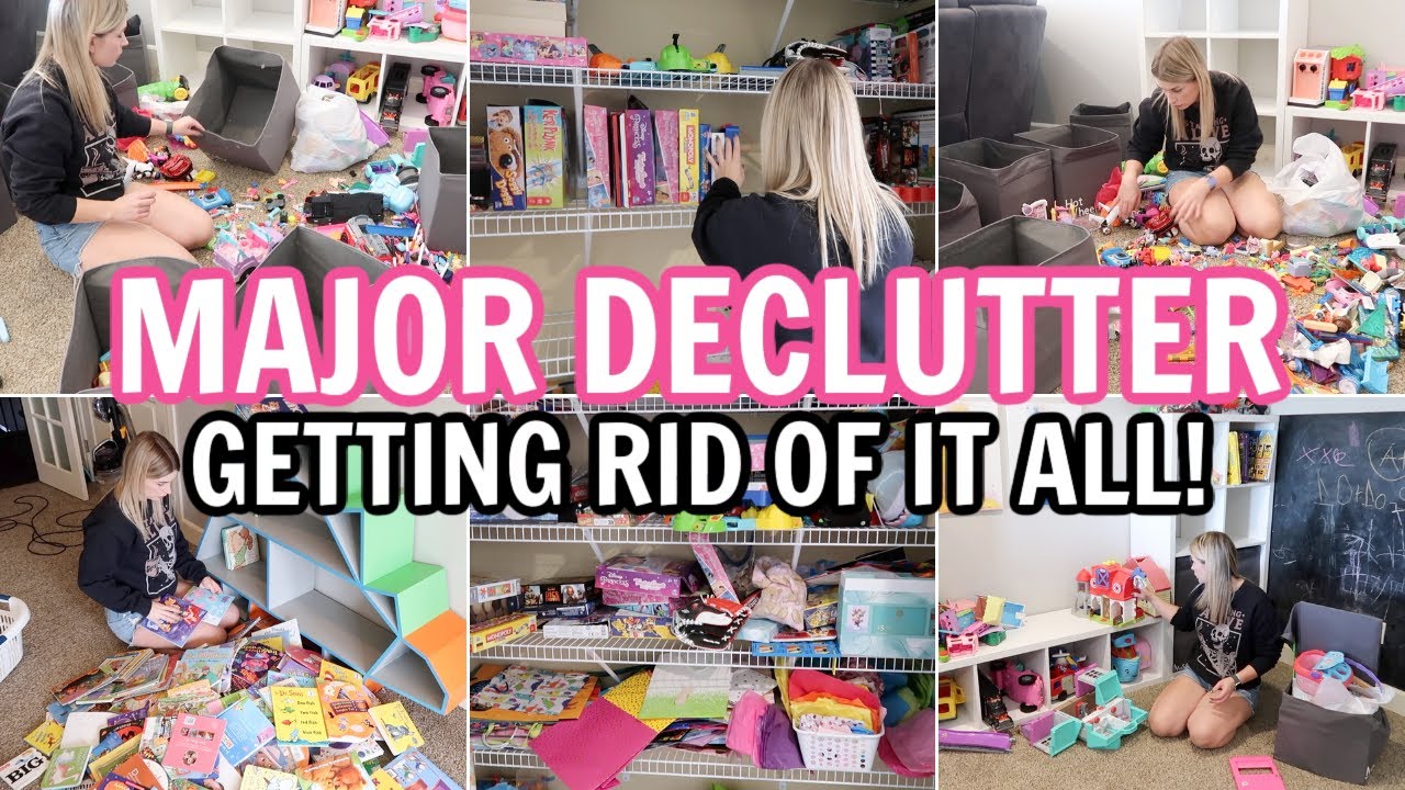 DECLUTTERING & ORGANIZING | THROWING EVERYTHING OUT IN 2024 | Whole House Declutter