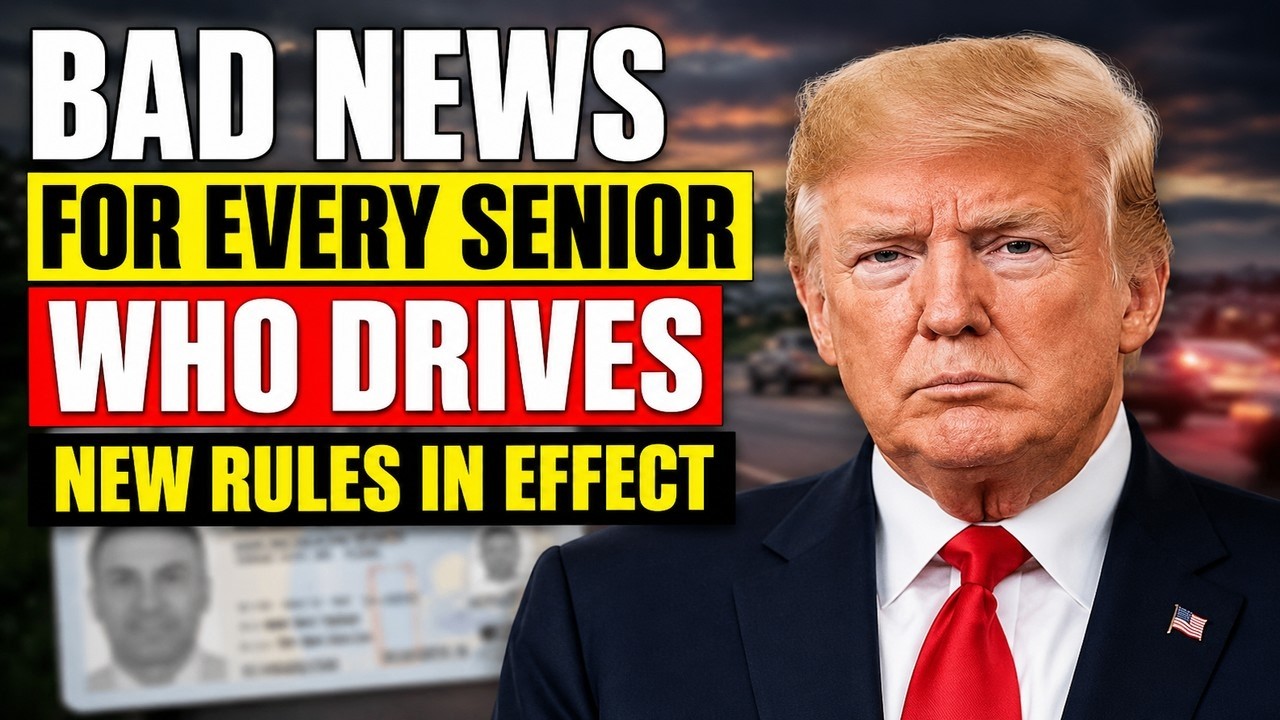 BAD NEWS For Senior Drivers! New State Rules Are NOW Active &mdash; Check Before You Drive!
