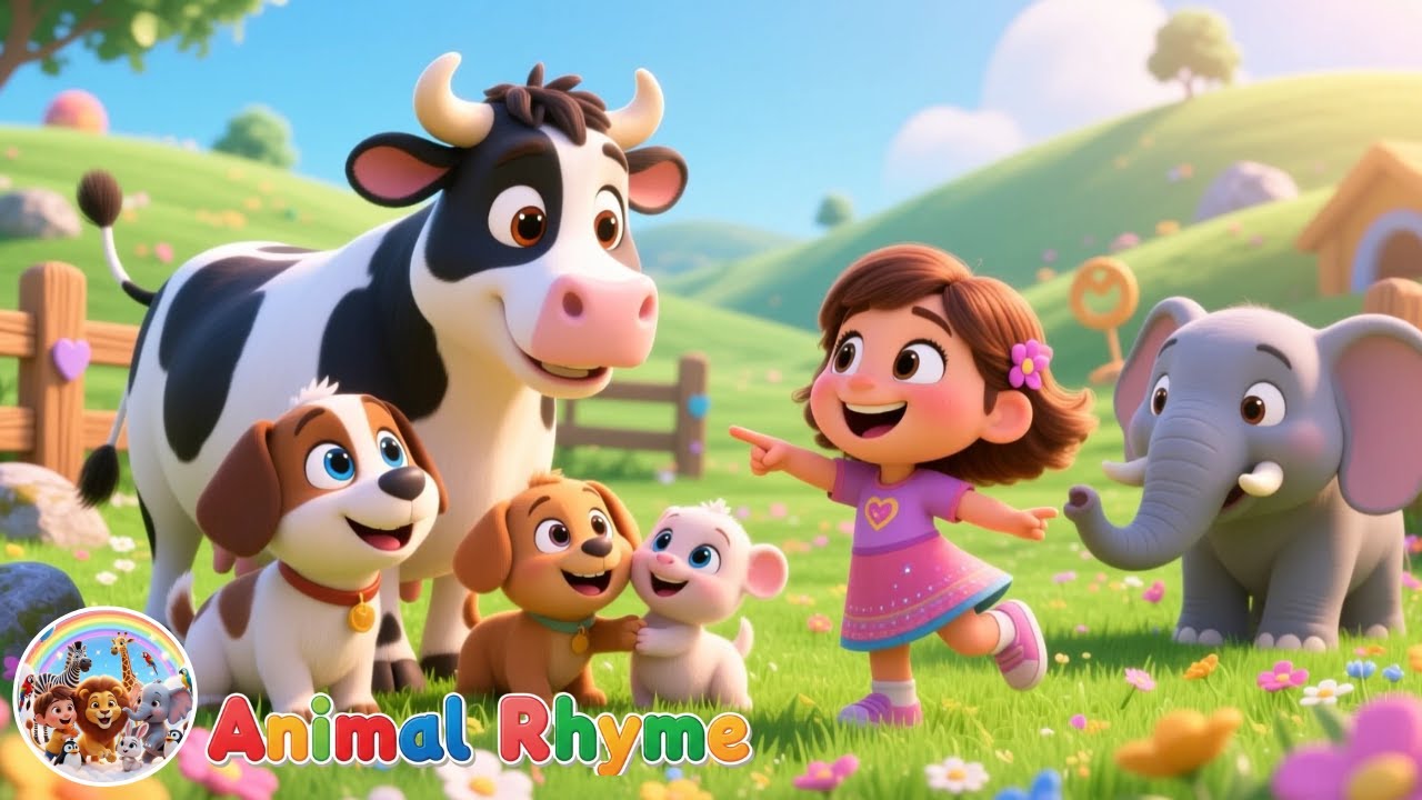 Mother and Baby Animals | Bella’s Fun Family & Love Song