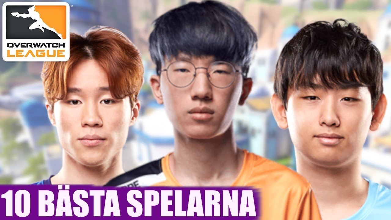 10 BÄSTA SPELAR FRÅN OVERWATCH LEAGUE