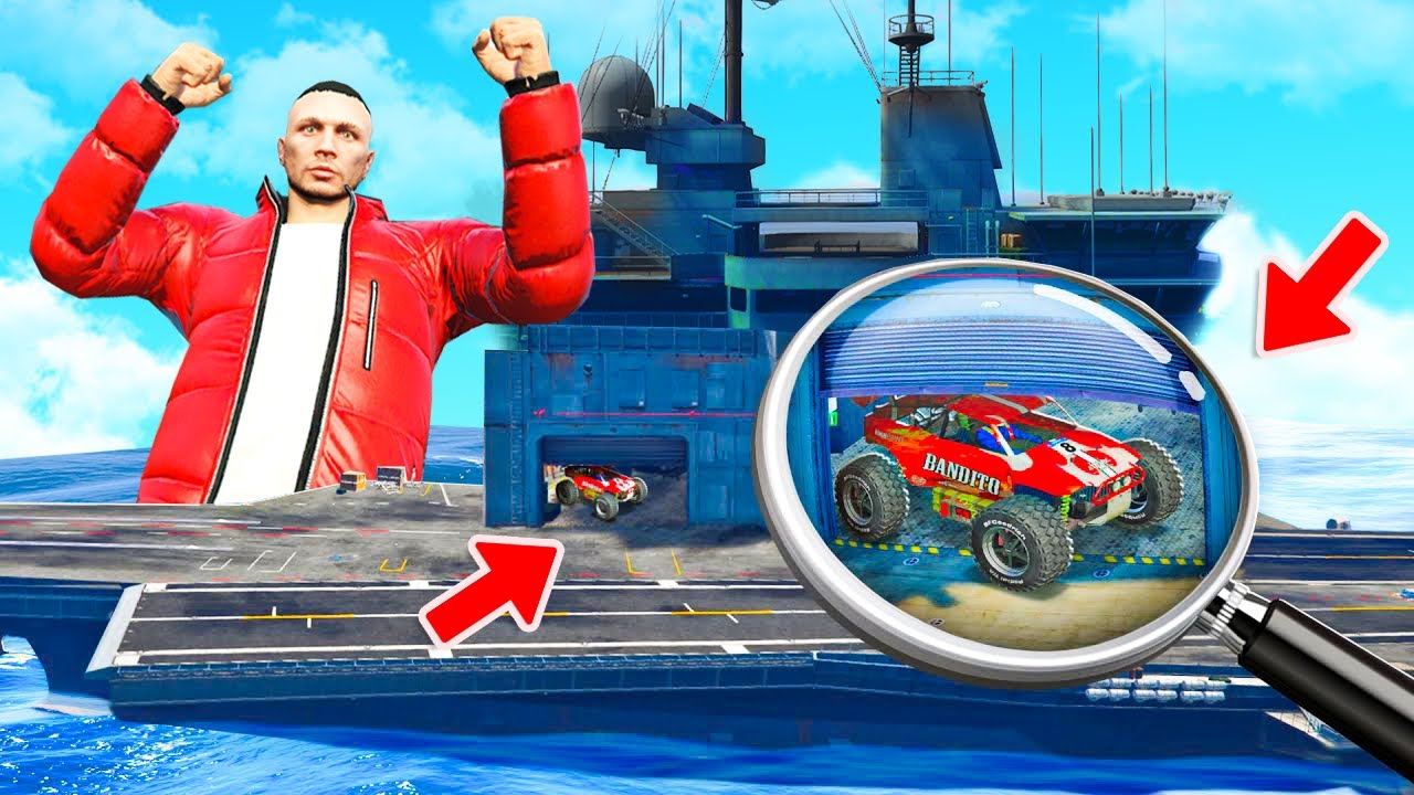 KLEINSTE AUTO auf RIESEN SCHIFF GEFUNDEN in GTA 5! (Hide & Seek)