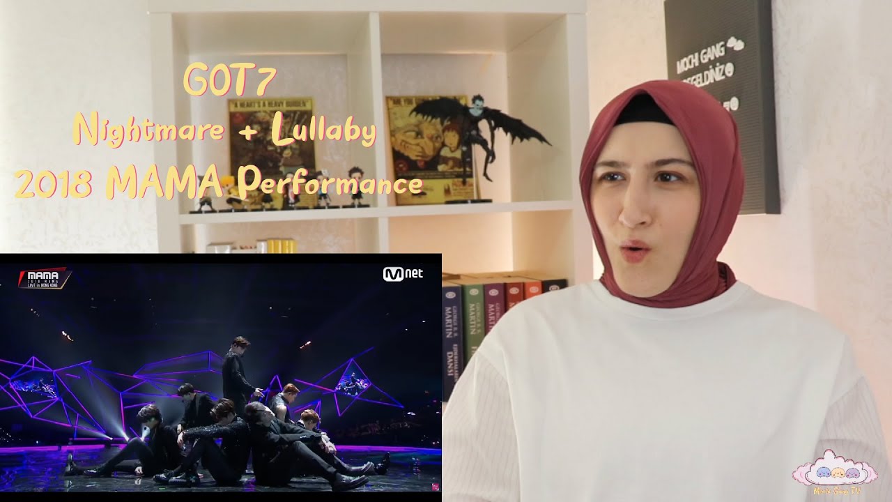 GOT7_Nightmare(JackSonXBamBamXMark) + Lullaby(Dark Ver.) (2018 MAMA) REACTION | KPOP TEPKİ