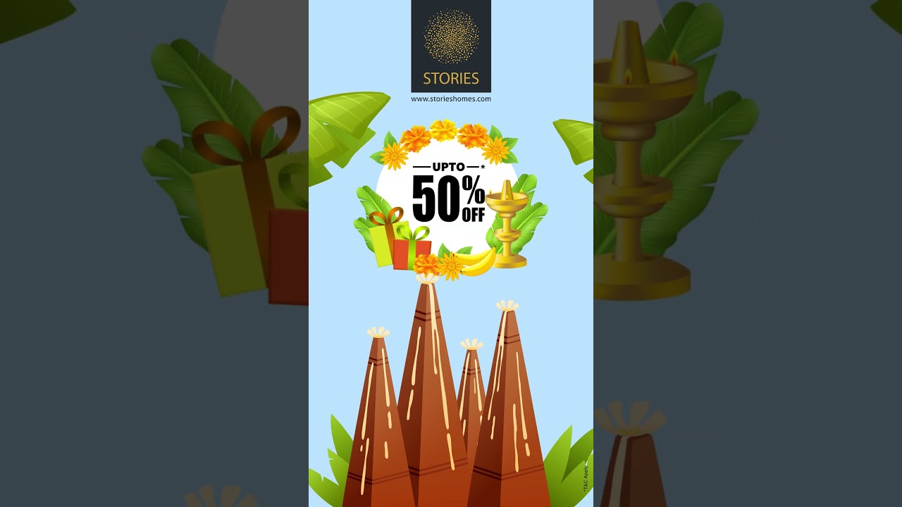 Stories Festivals of Happiness Sale - Onam Special #homedecor