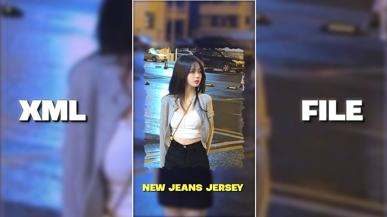 New jeans -- jersey 🔥// Trending reels style // XML file link description 📌 #Trending #viralvideo