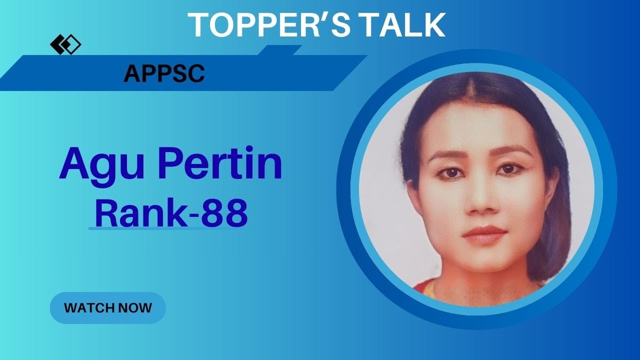 Topper’s Talk - Agu Pertin (Rank 88)
