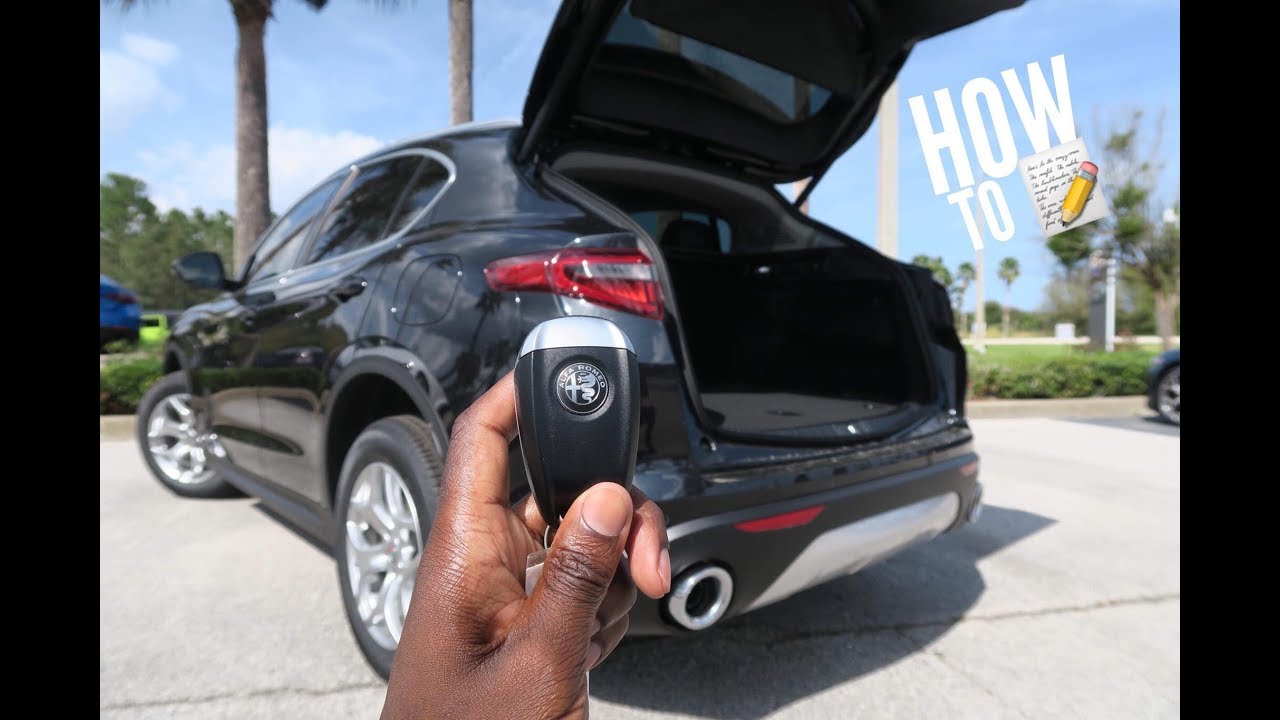 How To Program Your Alfa Romeo Stelvio Trunk Power Lift Gate