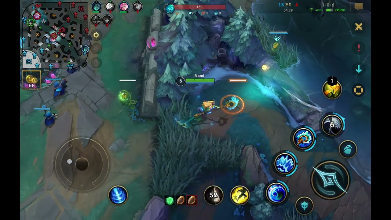 #wildrift episode 6: Nami dominating the bot lane 