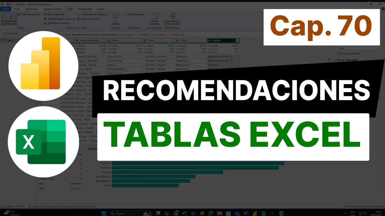🥇 Formato de Tablas de Excel a Power BI: Guía Paso a Paso