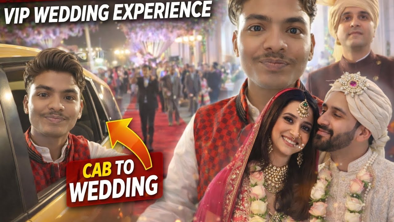 VIP Wedding Experience | Red Carpet Entry | First Vlog ✨