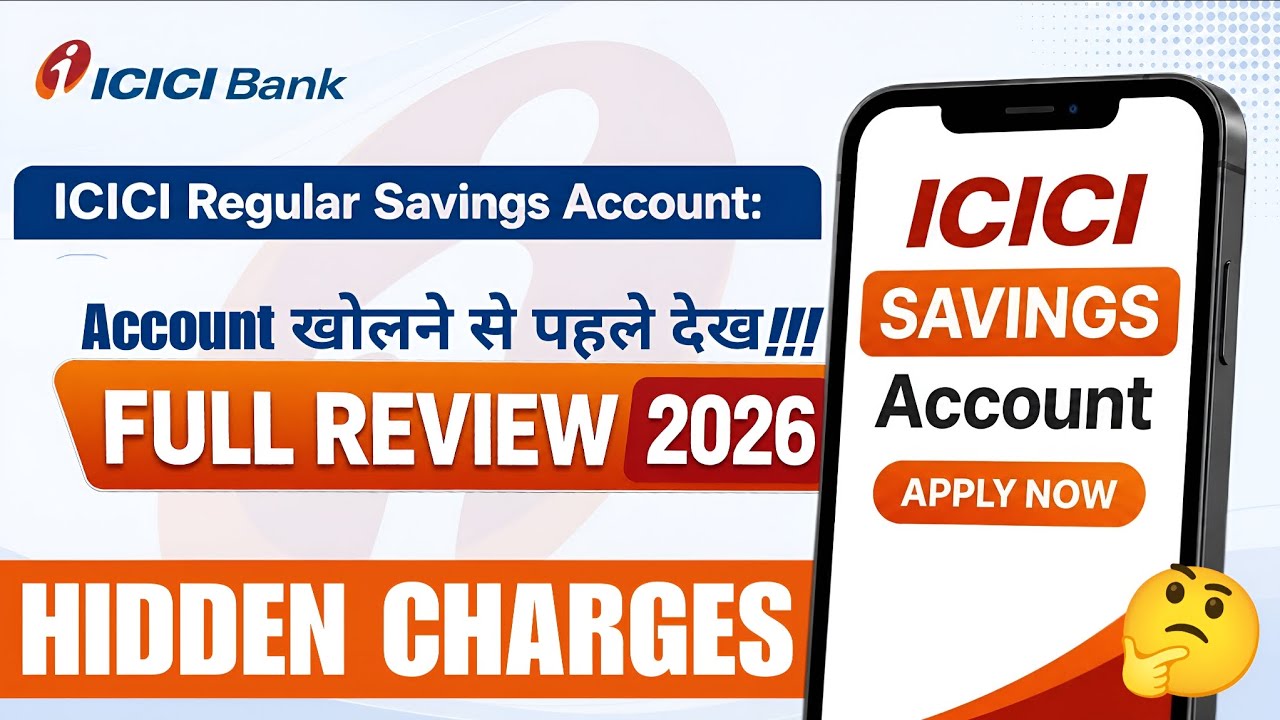 ICICI Regular Savings account Hidden Charges 😳  | ICICI Regular Savings Account Full Review 2026 🔥