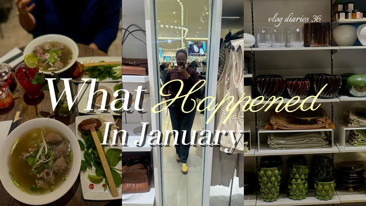 What Happened In January | Taking it slow, cooking, burnout recovery 