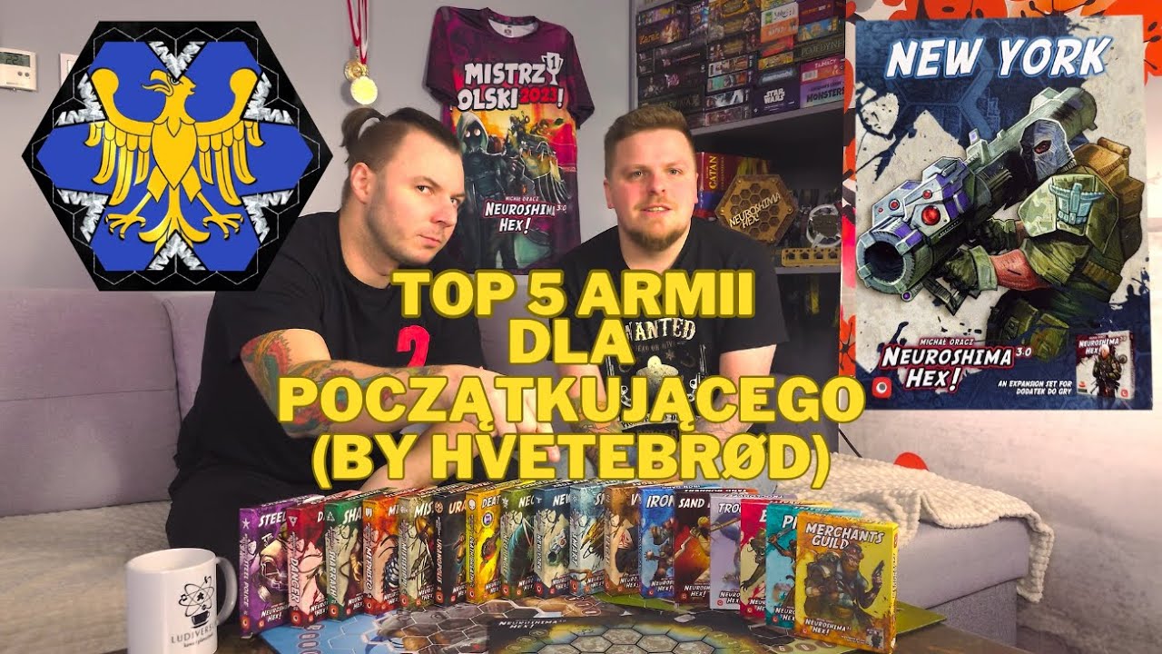 Neuroshima Hex 3.0 - TOP 5 Armii dla początkującego (Hvetebrød)
